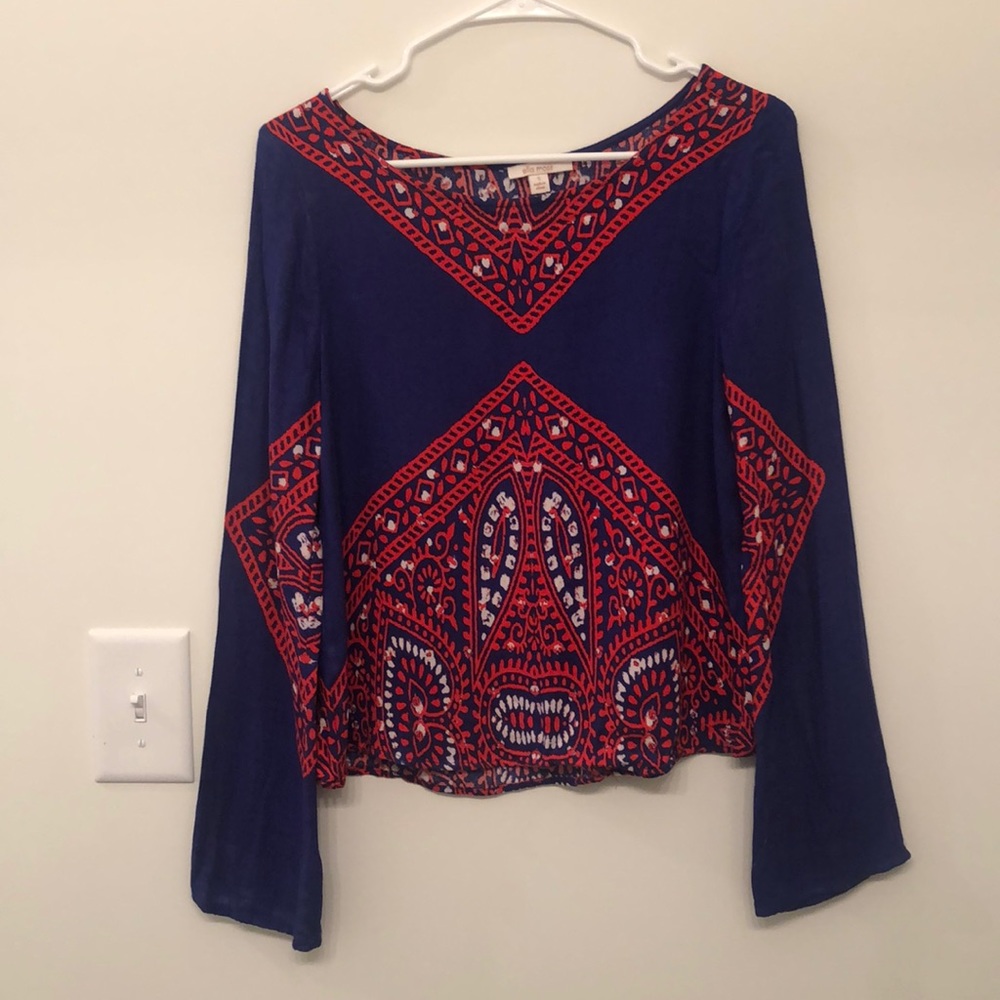 Ella Moss Flare Top